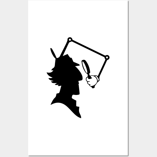 Inspector Gadget silhouette Wall Art by imlying